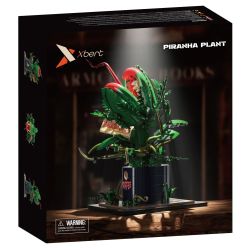 XBERT 66120 HOA ĂN NGƯỜI bộ đồ chơi xếp lắp ráp ghép mô hình PIRANHA PLANT 838 khối