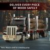XBERT 66027 XE TẢI MỸ bộ đồ chơi xếp lắp ráp ghép mô hình City LOG TRUCK Thành Phố 444 khối