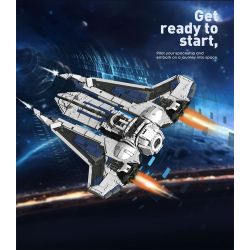 BAKA TECHNOLOGY 33918 STARFIGHTER KEMLK CLASS bộ đồ chơi xếp lắp ráp ghép mô hình Star Wars STARFIGHTER (KOM'RK-CLASS FIGHTER/TRANSPORT) Chiến Tranh Giữa Các Vì Sao 2948 khối