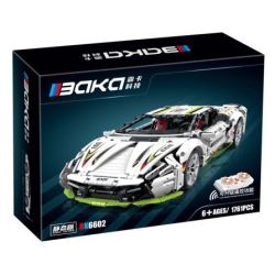 BAKA TECHNOLOGY 6602 R.C TECHNOLOGY SPORTS CAR bộ đồ chơi xếp lắp ráp ghép mô hình Technic Kỹ Thuật Công Nghệ Cao Mô Hình Phương Tiện 1761 khối