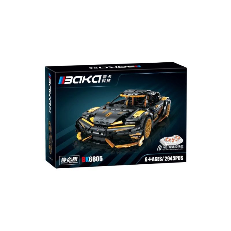 Baka Technology 6605 Xếp hình lắp ráp ghép mô hình God of War Racing Super Racing