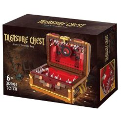 KK20004 20004 TREASURE REST MONSTER bộ đồ chơi xếp lắp ráp ghép mô hình Movie & Game TRASURE CHEST Phim Và Trò Chơi 531 khối