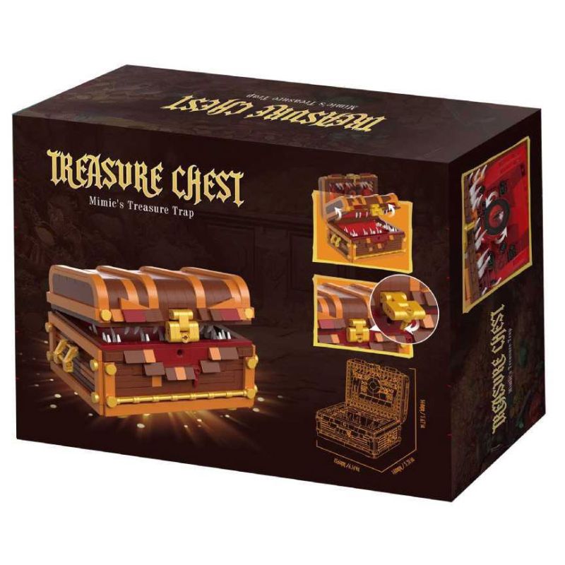 KK20004 20004 TREASURE REST MONSTER bộ đồ chơi xếp lắp ráp ghép mô hình Movie & Game TRASURE CHEST Phim Và Trò Chơi 531 khối