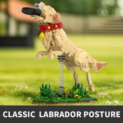 XBERT 66060 LABRADOR RETRIEVER bộ đồ chơi xếp lắp ráp ghép mô hình THE LABRADOR RETRIEVER 1257 khối