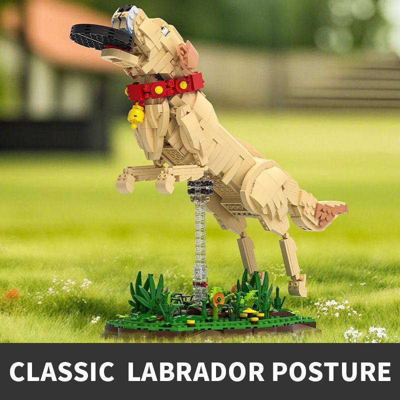 XBERT 66060 LABRADOR RETRIEVER bộ đồ chơi xếp lắp ráp ghép mô hình THE LABRADOR RETRIEVER 1257 khối