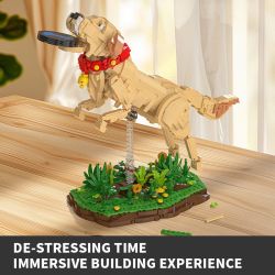 XBERT 66060 LABRADOR RETRIEVER bộ đồ chơi xếp lắp ráp ghép mô hình THE LABRADOR RETRIEVER 1257 khối