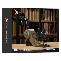 XBERT 66114 MÈO XIÊM bộ đồ chơi xếp lắp ráp ghép mô hình SIAMESE CAT 1117 khối