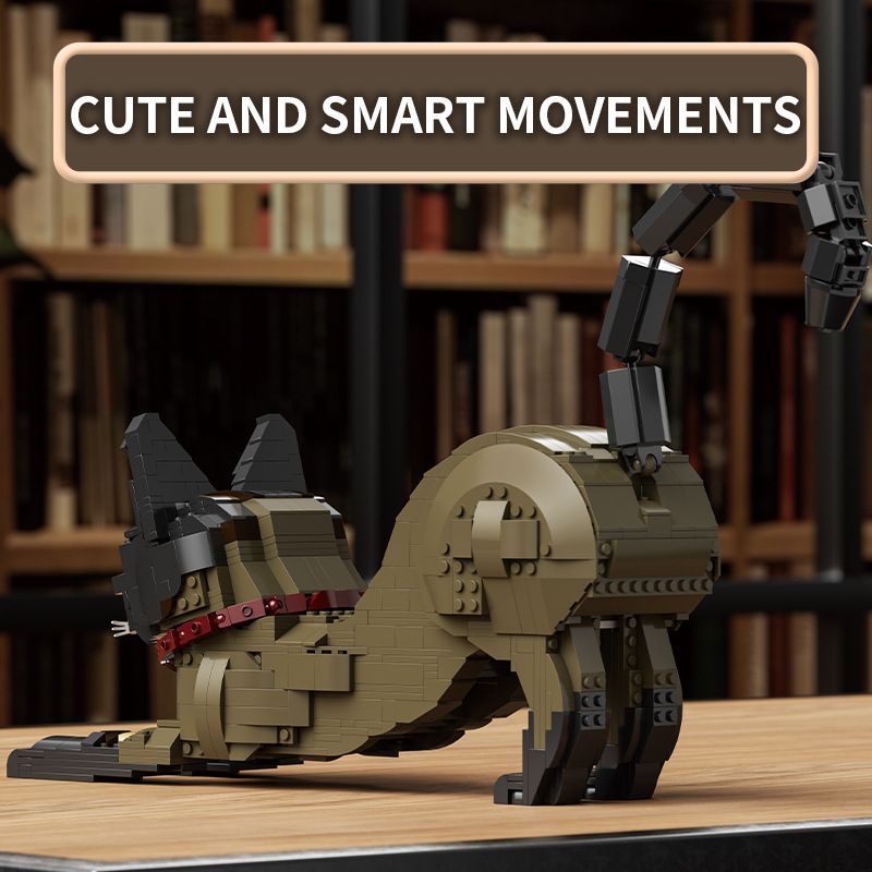 XBERT 66114 MÈO XIÊM bộ đồ chơi xếp lắp ráp ghép mô hình SIAMESE CAT 1117 khối