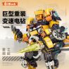 IBLOCK IB1104 1104 THÀNH PHỐ DREAM HERO RISE OF HEAVY INDUSTRY bộ đồ chơi xếp lắp ráp ghép mô hình ENGINEERING RISE 1255 khối