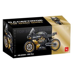 DOUBLE HEIGHT 60538 XE MÁY AOGUSTA tỷ lệ 1:8 bộ đồ chơi xếp lắp ráp ghép mô hình Technic Kỹ Thuật Công Nghệ Cao Mô Hình Phương Tiện 506 khối