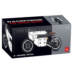 DOUBLE HEIGHT 60539 XE MÁY PORSCHE 619 tỷ lệ 1:8 bộ đồ chơi xếp lắp ráp ghép mô hình Technic Kỹ Thuật Công Nghệ Cao Mô Hình Phương Tiện 517 khối