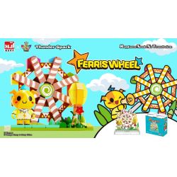 BEAUTY AND 13071 MODEL RABBIT 6 ORANGE bộ đồ chơi xếp lắp ráp ghép mô hình 601 khối