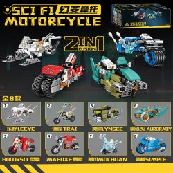 Kazi KY6159 6159 8 MÔ HÌNH 2 TRONG 1 bộ đồ chơi xếp lắp ráp ghép mô hình Racers Đua Tốc Độ