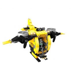 WOMA C9115 9115 Xếp hình kiểu  CREATOR 3 IN 1 Deep Sea Submarine Thám Hiểm Biến Sâu 538 khối