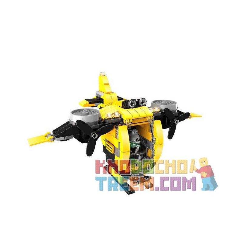 WOMA C9115 9115 Xếp hình kiểu  CREATOR 3 IN 1 Deep Sea Submarine Thám Hiểm Biến Sâu 538 khối