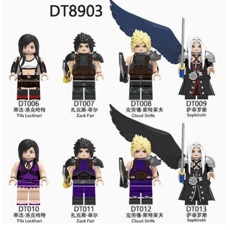 UNKNOWN DT010 DT011 DT012 DT013 DT8903 8903 DT006 DT007 DT008 DT009 MÔ HÌNH FINAL FANTASY 8 bộ đồ chơi xếp lắp ráp ghép mô hình Movie & Game Phim Và Trò Chơi