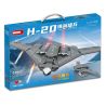 WOMA C1057 1057 NGƯỜI LÍNH CÓ CÁNH SẮT MÁY BAY CHIẾN ĐẤU H-20 tỷ lệ 1:120 bộ đồ chơi xếp lắp ráp ghép mô hình Military Army Quân Sự Bộ Đội 506 khối