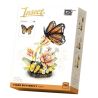 LOZ 4117 CÔN TRÙNG HOA CÕI BƯỚM ĐỐM HỔ bộ đồ chơi xếp lắp ráp ghép mô hình Arts & Crafts INSECT