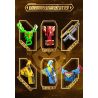 SEMBO 900026 BỘ PHIÊN BẢN MẠ VÀNG CỦA RAGNAROK bộ đồ chơi xếp lắp ráp ghép mô hình Movie & Game METAL CARDBOT Phim Và Trò Chơi
