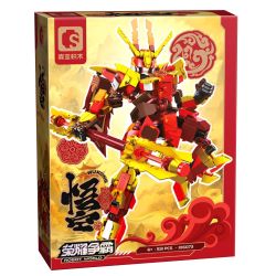 SEMBO 106073 TRẬN CHIẾN VÌ VINH QUANG BINH WUKONG BB bộ đồ chơi xếp lắp ráp ghép mô hình 531 khối