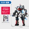 SEMBO 208027 ĐẤT NƯỚC HÙNG MẠNH TÀU KHU TRỤC 052D TAKIZUNA MECHA bộ đồ chơi xếp lắp ráp ghép mô hình 725 khối