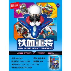 SEMBO 105163 CÀI ĐẶT LẠI MÁU bộ đồ chơi xếp lắp ráp ghép mô hình Military Army IRON BLOOD HEAVY EQUIPMENT Quân Sự Bộ Đội
