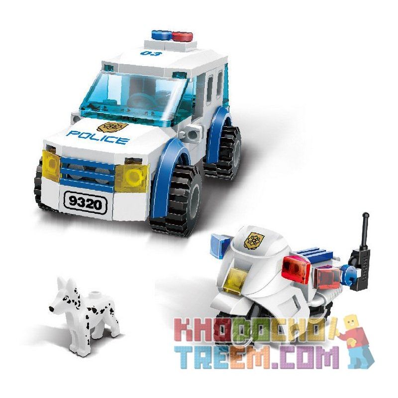 GUDI 9320 non  XE TÙ BINH CẢNH SÁT bộ đồ chơi xếp lắp ráp ghép mô hình City POLICE Thành Phố 870 khối GUDI 9320 non  XE TÙ BINH CẢNH SÁT bộ đồ chơi xếp lắp ráp ghép mô hình City POLICE Thành Phố 870 khối