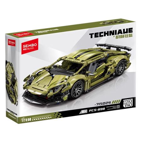 SEMBO 715024 ARMORED THE LONE MIRROR CANGLONG 1:14 tỷ lệ 1:14 bộ đồ chơi xếp lắp ráp ghép mô hình Technic Kỹ Thuật Công Nghệ Cao Mô Hình Phương Tiện 898 khối