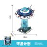 WEKKI 506510 KẾ HOẠCH SAO UFO bộ đồ chơi xếp lắp ráp ghép mô hình