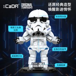 CADA DOUBLEE C59091 59091 BÃO NGƯỜI LÍNH TRẮNG bộ đồ chơi xếp lắp ráp ghép mô hình Star Wars Chiến Tranh Giữa Các Vì Sao 531 khối