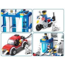 GUDI 9320 non  XE TÙ BINH CẢNH SÁT bộ đồ chơi xếp lắp ráp ghép mô hình City POLICE Thành Phố 870 khối GUDI 9320 non  XE TÙ BINH CẢNH SÁT bộ đồ chơi xếp lắp ráp ghép mô hình City POLICE Thành Phố 870 khối