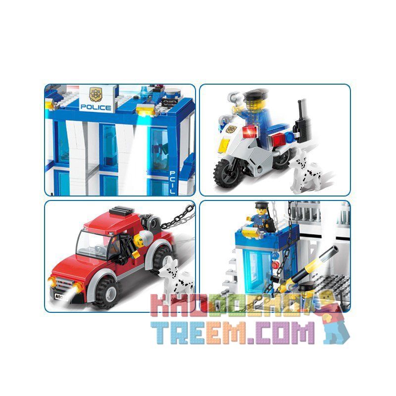 GUDI 9320 non  XE TÙ BINH CẢNH SÁT bộ đồ chơi xếp lắp ráp ghép mô hình City POLICE Thành Phố 870 khối GUDI 9320 non  XE TÙ BINH CẢNH SÁT bộ đồ chơi xếp lắp ráp ghép mô hình City POLICE Thành Phố 870 khối