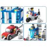 GUDI 9320 non  XE TÙ BINH CẢNH SÁT bộ đồ chơi xếp lắp ráp ghép mô hình City POLICE Thành Phố 870 khối