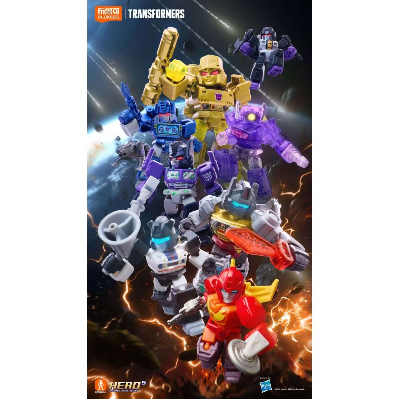 BLOKEES 71304 TRANSFORMERS STAR EDITION VÒNG THỨ 3 CỦA POWER GATHERING bộ đồ chơi xếp lắp ráp ghép mô hình Movie & Game DEFENDER VERSION Phim Và Trò Chơi
