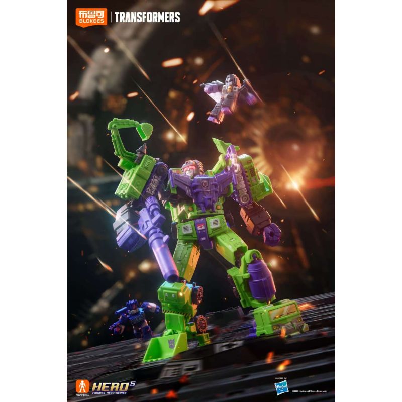 BLOKEES 71304 TRANSFORMERS STAR EDITION VÒNG THỨ 3 CỦA POWER GATHERING bộ đồ chơi xếp lắp ráp ghép mô hình Movie & Game DEFENDER VERSION Phim Và Trò Chơi