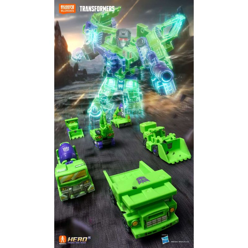 BLOKEES 71304 TRANSFORMERS STAR EDITION VÒNG THỨ 3 CỦA POWER GATHERING bộ đồ chơi xếp lắp ráp ghép mô hình Movie & Game DEFENDER VERSION Phim Và Trò Chơi