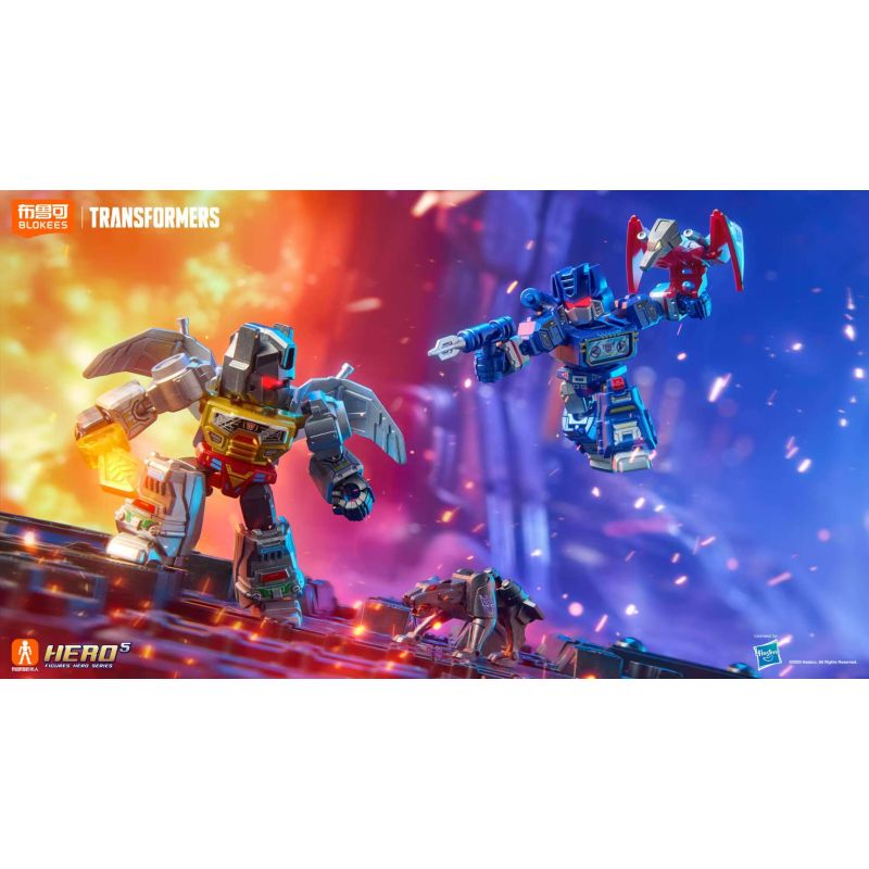 BLOKEES 71304 TRANSFORMERS STAR EDITION VÒNG THỨ 3 CỦA POWER GATHERING bộ đồ chơi xếp lắp ráp ghép mô hình Movie & Game DEFENDER VERSION Phim Và Trò Chơi