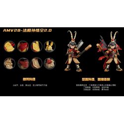 BLOKEES 85046 ANH HÙNG INFINITE DHARMA HÌNH ẢNH SUN WUKONG 2.0 bộ đồ chơi xếp lắp ráp ghép mô hình Movie & Game Phim Và Trò Chơi