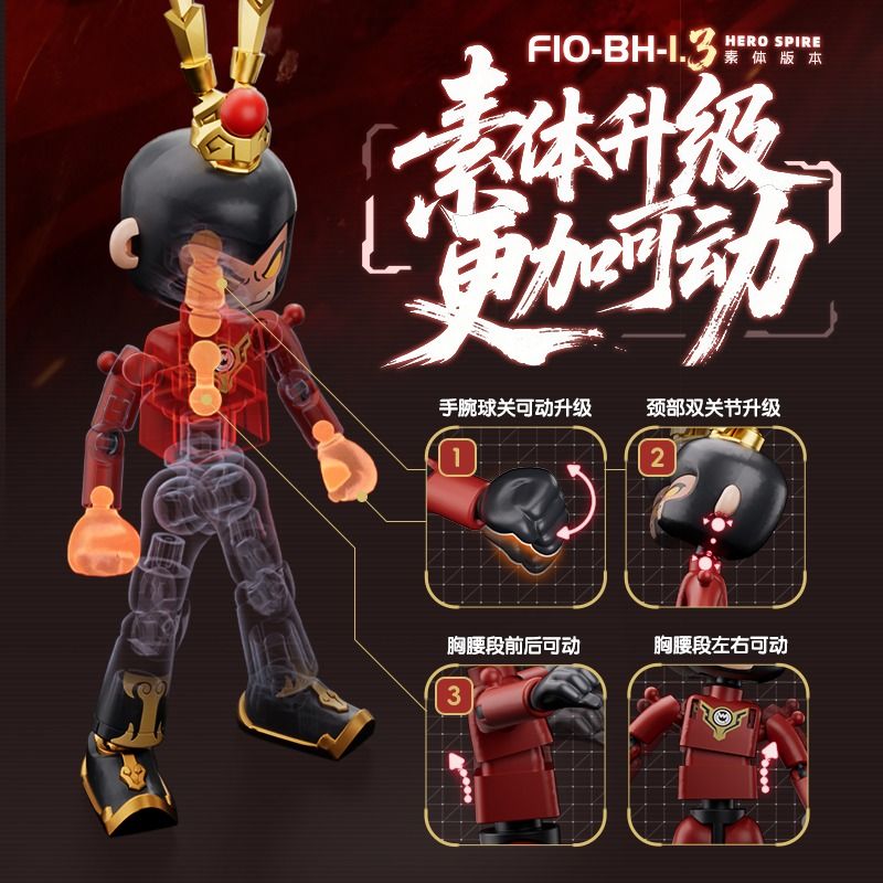 BLOKEES 85046 ANH HÙNG INFINITE DHARMA HÌNH ẢNH SUN WUKONG 2.0 bộ đồ chơi xếp lắp ráp ghép mô hình Movie & Game Phim Và Trò Chơi