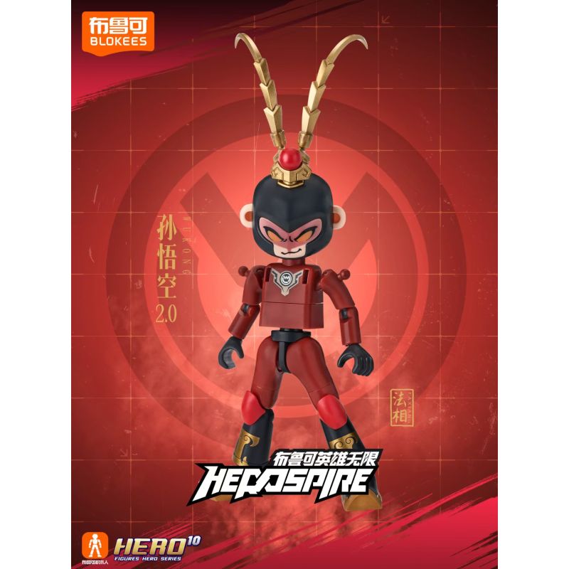 BLOKEES 85046 ANH HÙNG INFINITE DHARMA HÌNH ẢNH SUN WUKONG 2.0 bộ đồ chơi xếp lắp ráp ghép mô hình Movie & Game Phim Và Trò Chơi