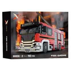 XBERT 66036 XE CỨU HỎA bộ đồ chơi xếp lắp ráp ghép mô hình FIRE ENGINE 703 khối