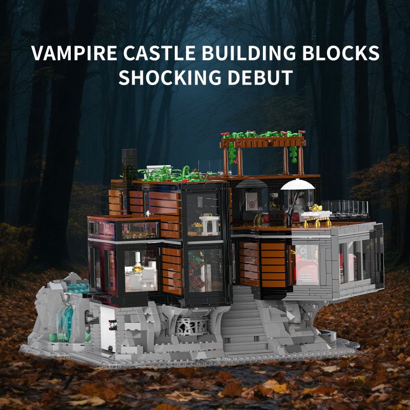 Xbert 66104 House of Vampires Xếp hình lắp ráp ghép mô hình Ngôi nhà ma cà rồng