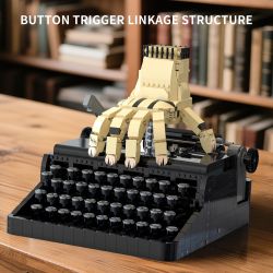 XBERT 66140 MÁY IN THỨ TƯ HOÀI CỔ bộ đồ chơi xếp lắp ráp ghép mô hình