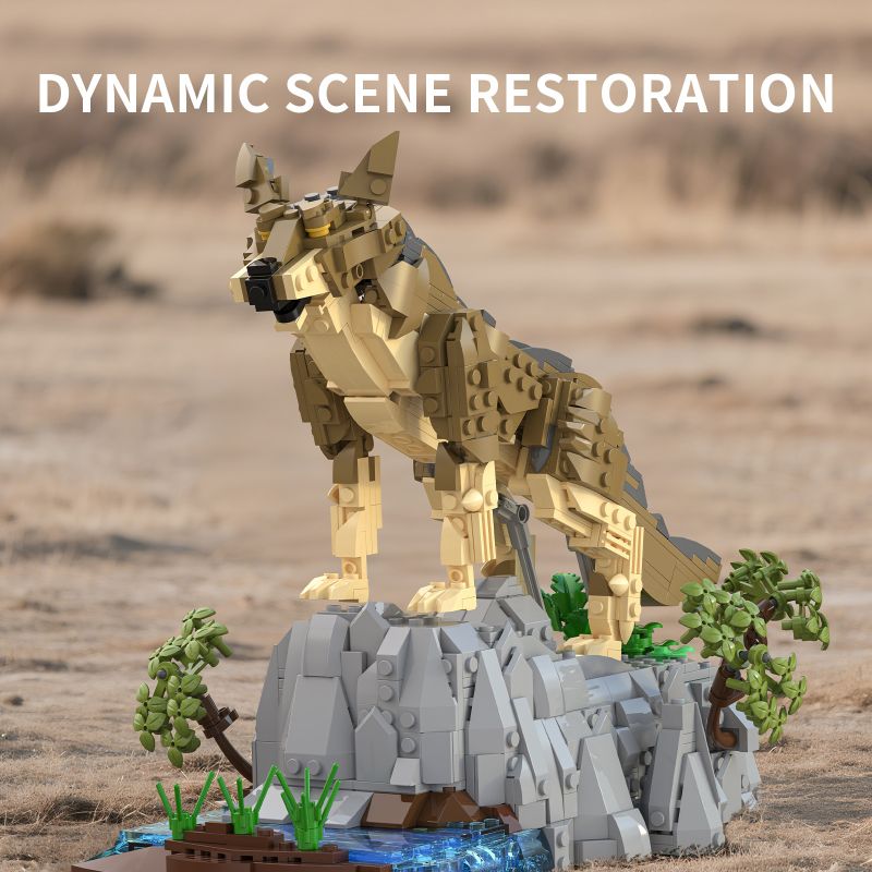 XBERT 66131 SÓI bộ đồ chơi xếp lắp ráp ghép mô hình