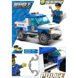 GUDI 9306 non  XE TẢI CỦA CẢNH SÁT bộ đồ chơi xếp lắp ráp ghép mô hình City POLICE Thành Phố 84 khối GUDI 9306 non  XE TẢI CỦA CẢNH SÁT bộ đồ chơi xếp lắp ráp ghép mô hình City POLICE Thành Phố 84 khối