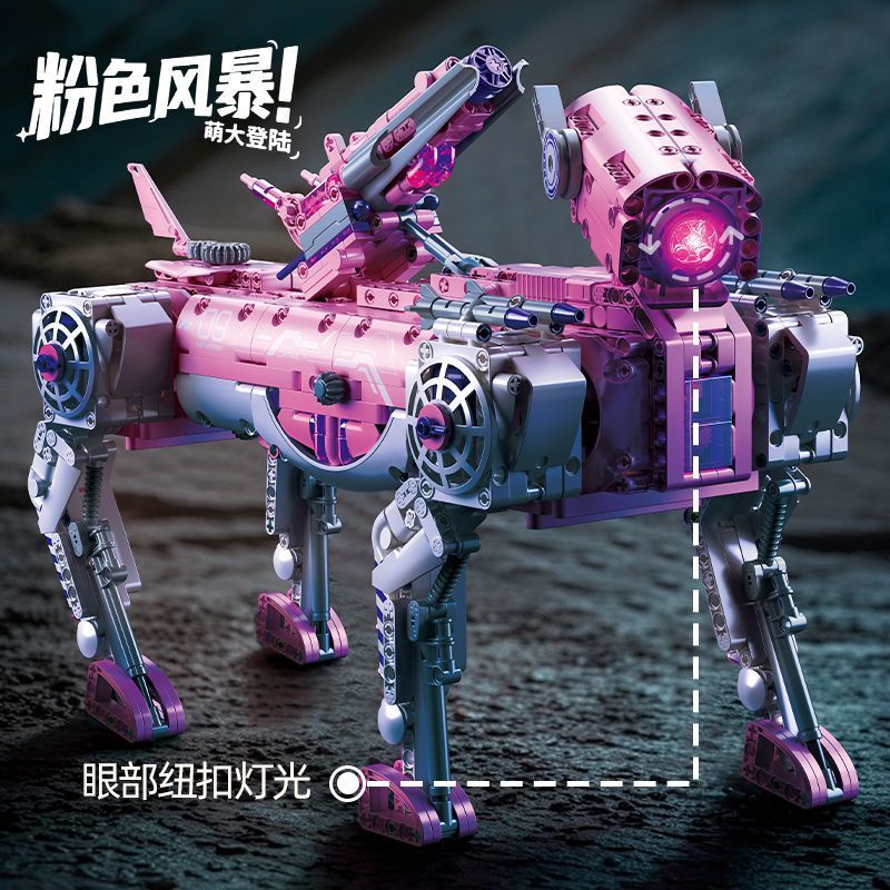 XINGYA EXCELLENT PRODUCTS 89131 89141 CHÓ CƠ KHÍ QUÂN SỰ bộ đồ chơi xếp lắp ráp ghép mô hình Technic ROBOTIC DOG Kỹ Thuật Công Nghệ Cao Mô Hình Phương Tiện