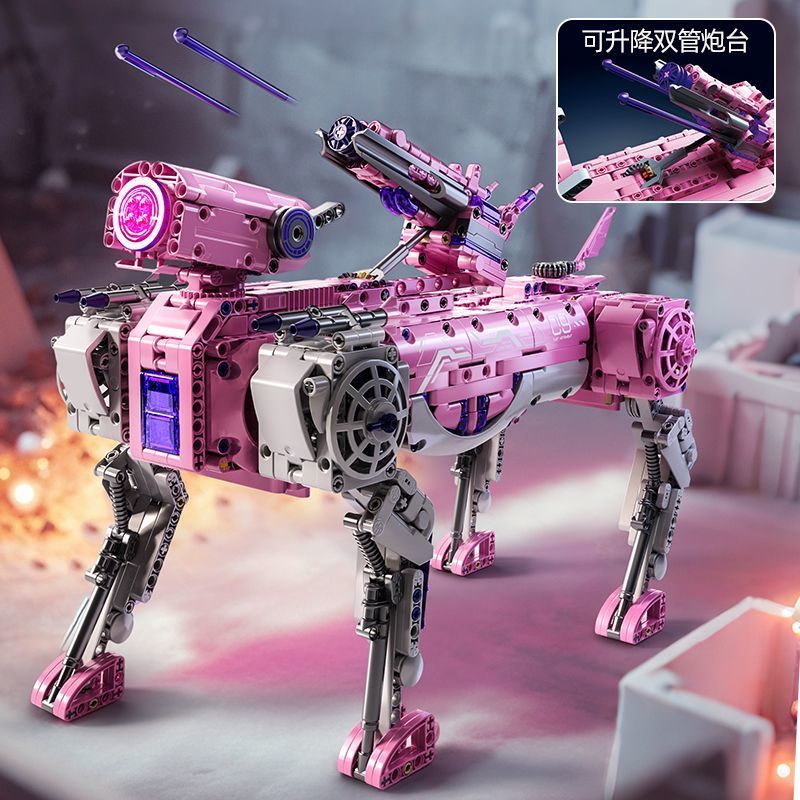 XINGYA EXCELLENT PRODUCTS 89131 89141 CHÓ CƠ KHÍ QUÂN SỰ bộ đồ chơi xếp lắp ráp ghép mô hình Technic ROBOTIC DOG Kỹ Thuật Công Nghệ Cao Mô Hình Phương Tiện