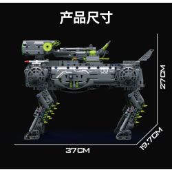 XINGYA EXCELLENT PRODUCTS 89131 89141 CHÓ CƠ KHÍ QUÂN SỰ bộ đồ chơi xếp lắp ráp ghép mô hình Technic ROBOTIC DOG Kỹ Thuật Công Nghệ Cao Mô Hình Phương Tiện