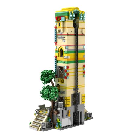 SMALL ANGLE JD100 XÂY DỰNG JUMPER bộ đồ chơi xếp lắp ráp ghép mô hình Creator DROP TOWER Sáng Tạo 2230 khối