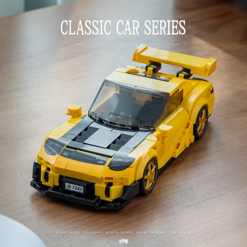 SMALL ANGLE JD085 XE THỂ THAO MAZDA RX7 bộ đồ chơi xếp lắp ráp ghép mô hình Speed Champions Racing Cars Đua Xe Công Thức 351 khối
